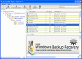 Screenshot of Windows Backup File Restore 5.4.1