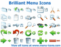 Screenshot of Brilliant Menu Icons 2013