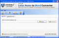 Screenshot of Lotus Notes to Text File 1.0