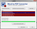Screenshot of Microsoft Word to PDF Converter 4.5