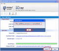 Screenshot of Microsoft Outlook Split PST 4.0