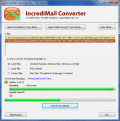 Screenshot of IncrediMail to Windows Live Mail 6.01