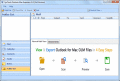 Screenshot of Export Mac Outlook 2011 to PST 5.4