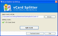 Split Contacts files with VCard Splitter