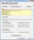 Screenshot of Transfer Outlook MSG to PDF 4.2