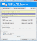 Screenshot of Change MBOX Files into PDF File 1.2