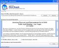 Screenshot of Docx recovery Freeware 3.6
