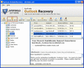 Screenshot of Recover Missing Emails Outlook 2007 3.8