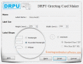 Screenshot of Greeting Maker Software 8.2.0.1