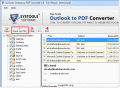 Screenshot of PST to PDF Conversion 1.2