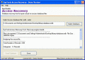 Screenshot of Recovery with Access Database Recovery 3.4