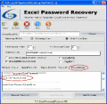 Screenshot of Free Excel 2010 Password Recovery 5.5