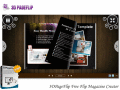 Screenshot of 3DPageFlip Free Flip Magazine Creator 1.0
