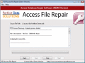 Screenshot of Microsoft Access File Repair Tool 2.0