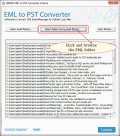 Screenshot of Convert EML to PST Outlook 5.8.5