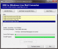 Screenshot of Outlook Express to Live Mail 3.0