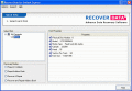Screenshot of Perfect DBX Recovery 2.1