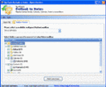 Screenshot of Transfer Archived Email from PST to NSF 6.0