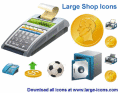 Icons for shop-management software