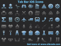 Screenshot of Tab Bar iOS Icons 2013.1