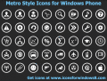 Screenshot of Metro Style Icons for Windows Phone 2013.2