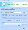 Screenshot of Free MD5 SHA1 Verifier 1.22