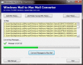 Screenshot of Windows Live Mail to Mac Converter 4.0