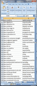 Screenshot of Dictionary Wordlist English Polish 1.3