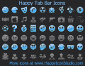 Screenshot of Happy Tab Bar Icons 3.1