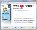 Screenshot of Export WAB to Outlook 2003 3.11