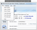 Screenshot of PDF417 Barcode Creator 7.3.0.1