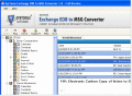 Screenshot of Exchange EDB to MSG Converter 1.0