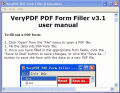 Screenshot of VeryPDF PDF Form Filler 3.11