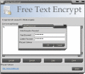 Screenshot of Free Text Encrypt 1.00.01