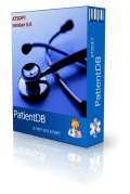 Screenshot of PatientDB Professional 5.0
