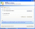Screenshot of Export from Outlook to Lotus 7.0