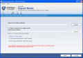 Screenshot of Lotus Notes Databases for Outlook 9.3