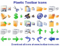 Screenshot of Plastic Toolbar Icon Set 2013.1