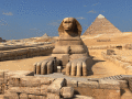 3D-прогулка: Сфинкс на фоне пирамид Гизы
