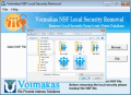 Screenshot of Nsf local security removal tool 17.02