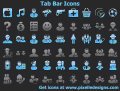 1200 high-resolution icons for iOS apps