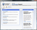 Screenshot of Exchange Export Software 2.0