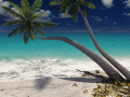 Screenshot of Sandy Beach 3D Screensaver 1.0