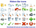 758 high-quality Ribbon Bar Icon Set
