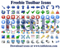 Screenshot of Freebie Toolbar Icons 3.0
