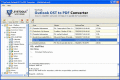 Screenshot of OST to PDF Conversion Program 1.2