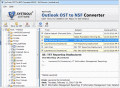 Screenshot of Outlook OST to Lotus NSF 1.0