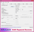 Screenshot of Free RAR Password Recovery 3.70
