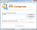 Screenshot of Outlook PST Compress Tool 2.2