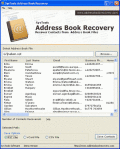 Screenshot of Address Book Contacts Recovery Software 2.2